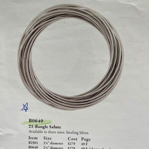 Reduced! Silpada Bangle Salute Bracelet.  .925 SS, NEW